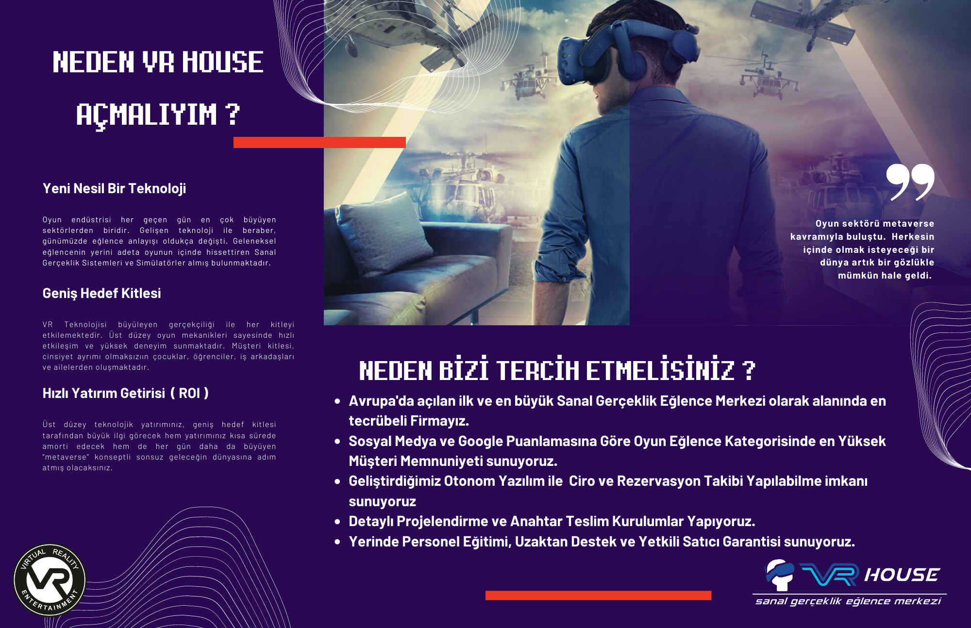 Bayilik - Franchise - VR Oyun Merkezi Kurulum Desteği
